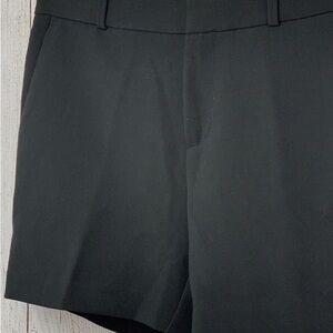 Banana Republic Womens Size 2 Solid Black Dress Shorts Pockets NWOT